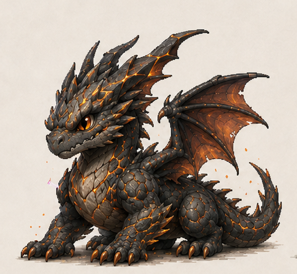 Emberborn hatchling — approved NFT appearance